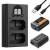 K&F Concept KF28.0042 - zestaw, ładowarka, 2x akumulator DMW-BLK22